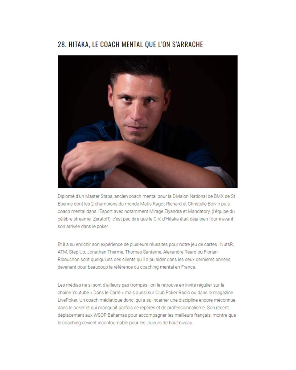 MERCI ! 😍 
Quelle belle réussite pour bien finir l'année ! 🎉

J'en profite pour remercier <a href="/LoicXans/">Dans le Carré</a> pour son soutien sans faille, <a href="/jetonsethommes/">L'Amateur de Poker</a> pour m'avoir fait l'honneur d'apparaître dans ce classement et à ceux qui m'ont fait confiance et m'ont soutenu cette année  ! 🔥⛩️