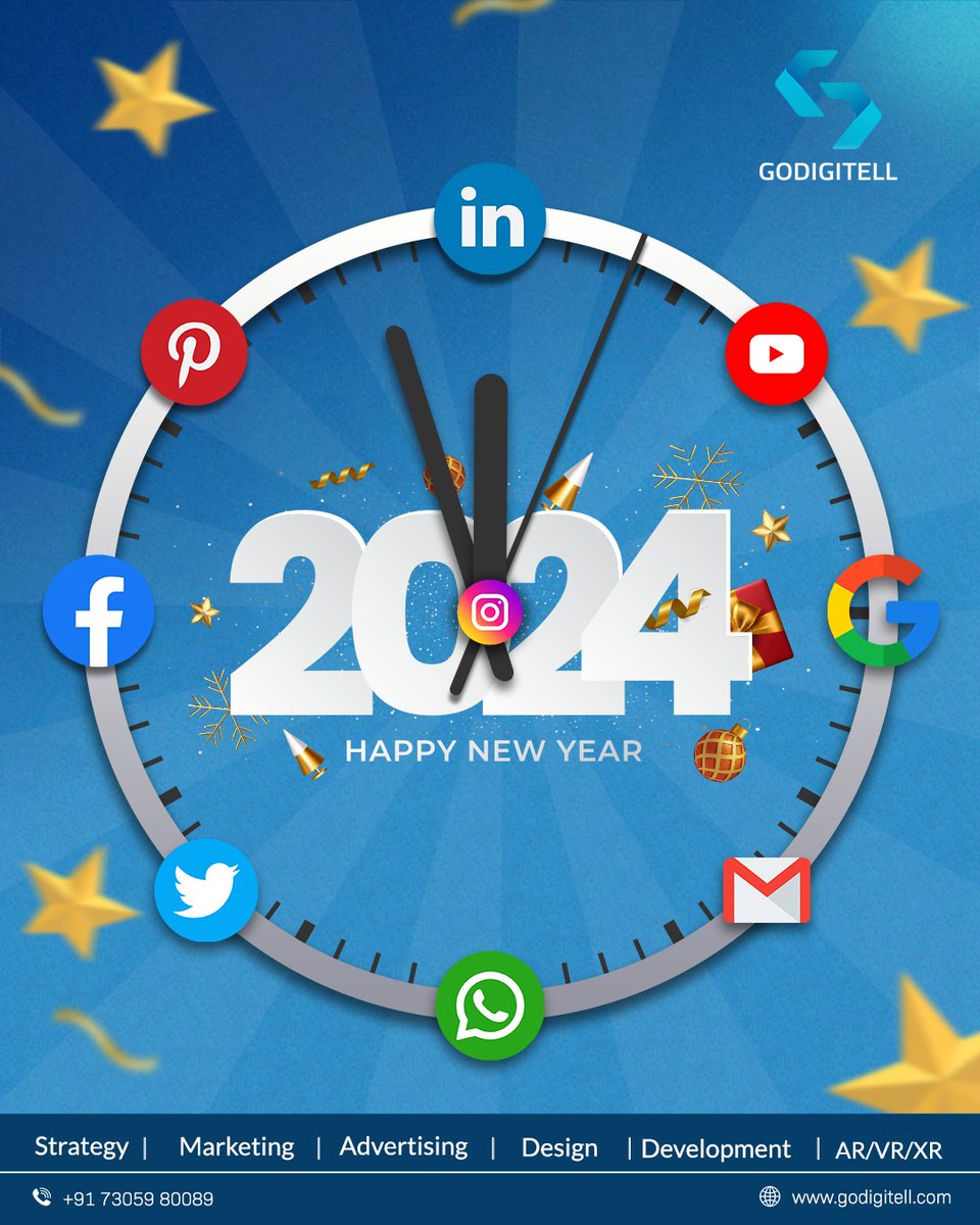 godigitell's tweet photo. HAPPY NEW YEAR 2024!!
GoDigitell
73059 80089
#godigitell #google #digitalagency #creative #ideas
#business #design #brand #platform #branding
#analysis #market #marketing #audiences #services
#clients #customers #digitalmarketing #Newyear
#newbegginings https://t.co/OlVjjMY2jl