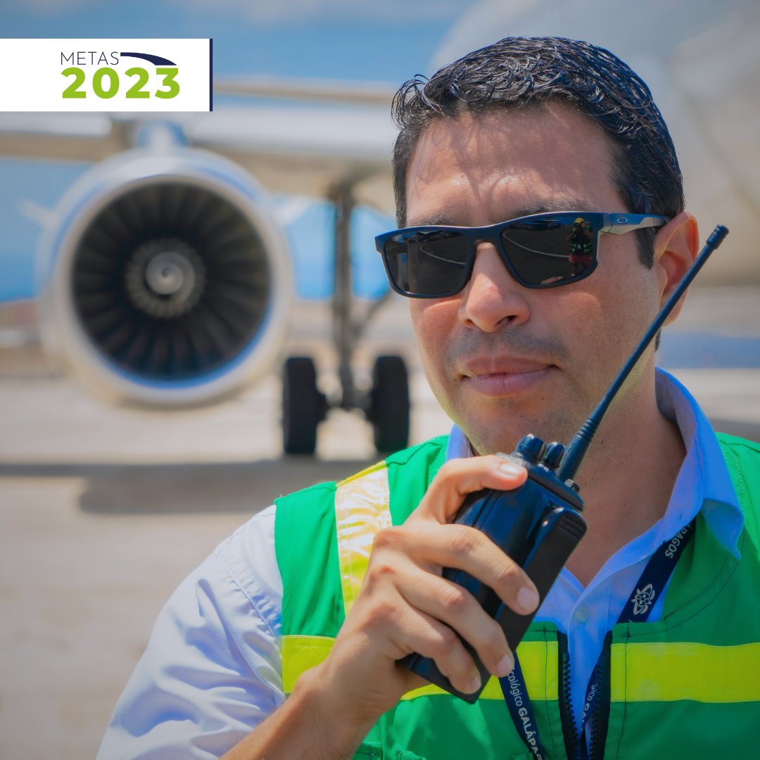 aerogalapagos's tweet photo. "Un vuelo seguro empieza en tierra", es la norma que aplicamos cada día y fue parte de nuestras ¡🙌 #Metas2023 cumplidas! 

Empleamos estándares internacionales en los procesos de Seguridad Operacional en el 1er. aeropuerto ecológico del mundo y lo seguiremos haciendo en 2024 🛫. https://t.co/nakP5SLXMU