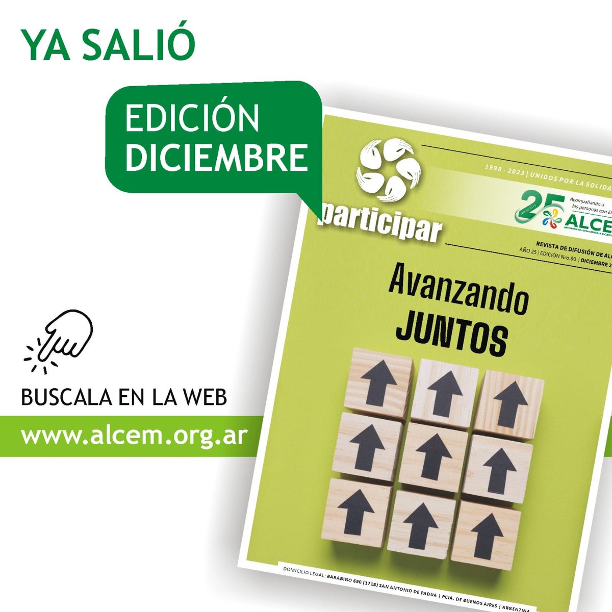 ALCEMok's tweet photo. ¡Ya salió la Revista Participar de DICIEMBRE 2023! 🧡
✅ Vas a encontrar toda la información sobre lo que fue el Congreso de LACTRIMS, notas de médicos especialistas, artículos de interés y una gran historia de vida.   👉🏼 Leela y compartila  https://t.co/s0SsTZdTSI https://t.co/OVHRuNiU6x