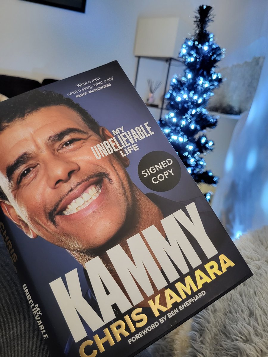 Just landed in the Lakes, few hours to spare before a lovely meal. So, brew at the ready and making a start on this fantastic book about the legend <a href="/chris_kammy/">Chris Kamara</a> . Of all the Christmas gifts, this is the one I was really excited to unwrap! Happy NY folks for when it comes!