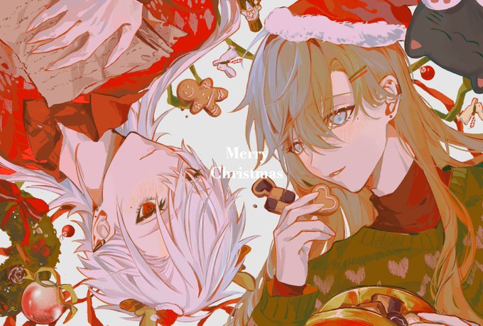 「christmas santa hat」 illustration images(Latest)｜2pages