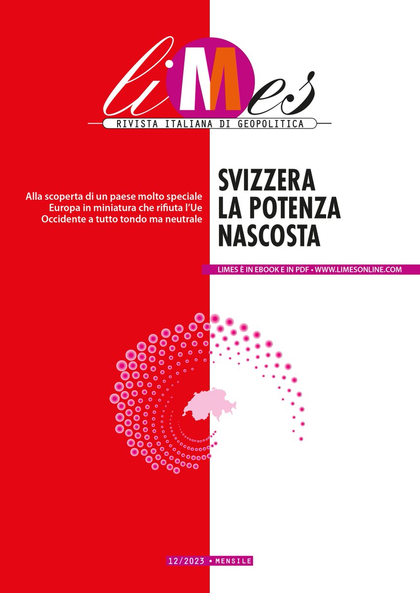 📙🇨🇭 Buongiorno, è uscito il #nuovoLimes! 'Svizzera la potenza nascosta' è disponibile: - in queste edicole bit.ly/EdicoleLimes - in queste librerie bit.ly/LibrerieLimes - sul nostro sito limesonline.com/svizzera-la-po…