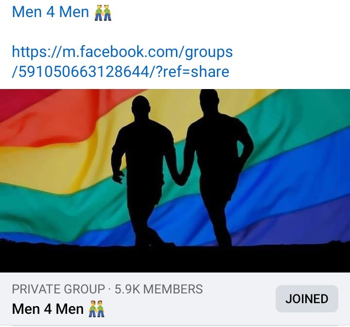 fbmen4men's tweet photo. A World Wide Facebook Group for Gay/Bi Guys Join us 🤝 https://t.co/vmfziH0QmT