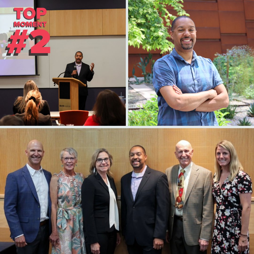 Number 2 in counting down BIO5 top social media moments of 2023! 👏 We celebrated our inaugural Keating Family Endowed Professor for Interdisciplinary Research at the BIO5 Institute, Michael D.L. Johnson @blacksciblog, this past spring. Read the story: bit.ly/3PtJNlp