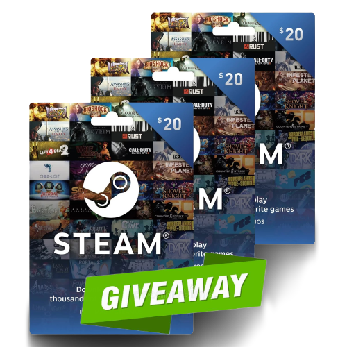 SteamGamesPC's tweet photo. 🎁#GIVEAWAY -💵"$20 STEAM WALLET GIFT CARD"💵

❤️LIKE
🔄RETWEET
✅Follow @kunocreates 🔔
✅(show proof in comment)

🗓️End on January 5th⏰
📧DM me to sponsor a giveaway like this.
#Giveaways #SteamGame #Steam #SteamWallet #SteamGiftCard https://t.co/w8uKrnUUNf