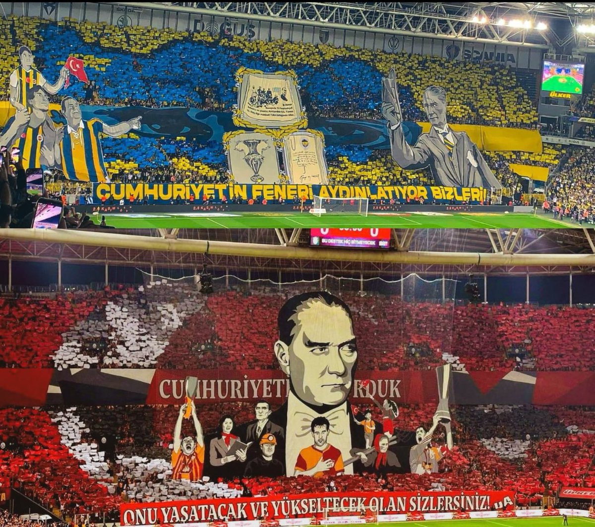 CaneerrD's tweet photo. Çıkmayın şu maça şu şeref yoksunlarına prim vermeyin yere batsın kupaları @Fenerbahce @GalatasaraySK https://t.co/2eYhJdT5fF
