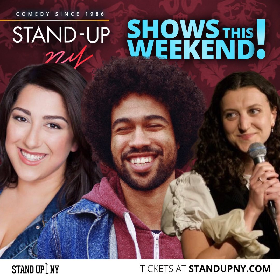 🥂NEW YEAR’S RESOLUTION:🥂Go to more shows at Stand Up NY! 🎟️TICKETS🎟️ and 💝LINEUPS💝 at standupny.com/upcoming-shows…