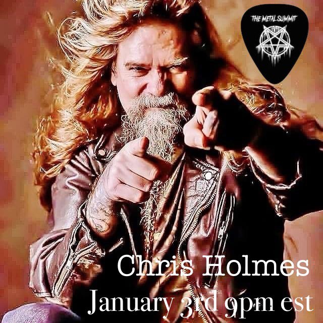 Guest Announcement!!! The Metal Summit would like to welcome and express our excitement to have legendary W.A.S.P. guitarist Chris Holmes this Wednesday night. LIVE on the TMS Facebook and YouTube pages at 9pm est. #themetalsummit #tms #chrisholmes #wasp #meanman #jacksonguitars