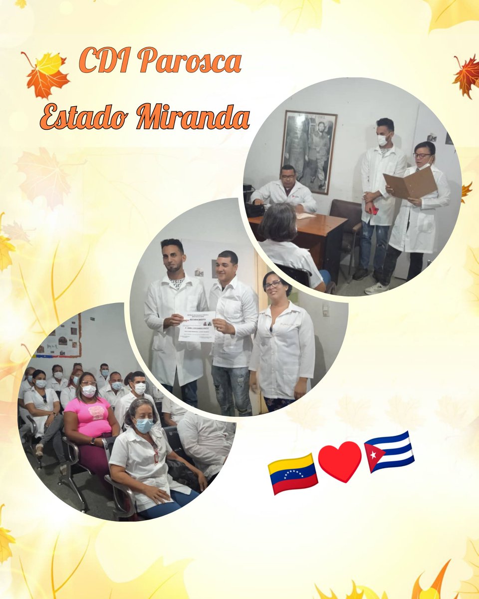 Se realizó Balance de trabajo anual 2023 del CDI Parosca. Con el orgullo de haber contado con el acompañamiento del Dr. Fernando Santiesteban jefe de la Misión Médica 🇨🇺 en el Estado Miranda 🇻🇪
#EstaEsLaRevolución 
#CubaPorLaVida 
<a href="/CubaMir_Ven/">Brigada Médica Cubana Estado Miranda</a> 
<a href="/cubacooperaven/">Brigada Médica Cubana en Venezuela</a> 
<a href="/DrYusleivy/">Dr. Yusleivy Martínez</a>