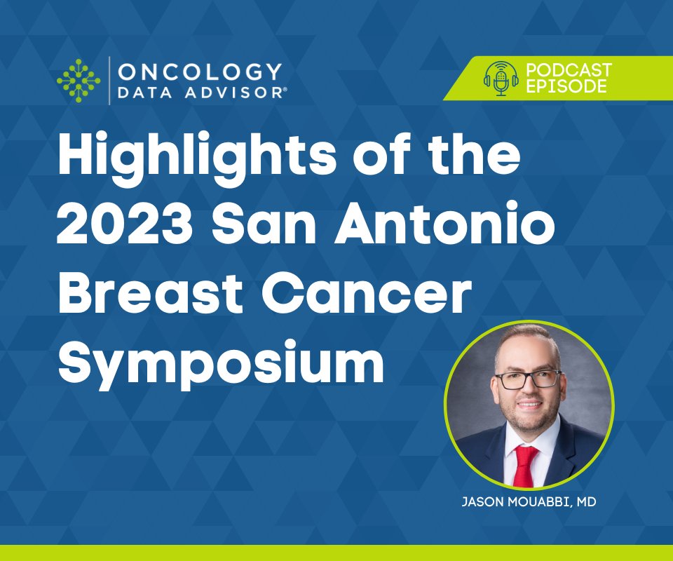 Check out this podcast to hear updates from @JAMouabbi on #SABCS23! Dr. Mouabbi delves into the presentations on the #HER2CLIMB02, #MONARCH3, and #INAVO trials and explains their potentials to impact the #BreastCancer treatment landscape. Listen here! oncdata.com/news/highlight…