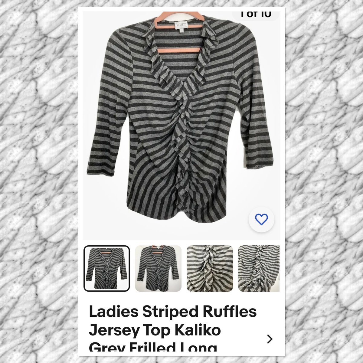TheFashionRecy1's tweet photo. The only reason I’m not keeping this top is the size, too small for me. But frankly I can’t understand why nobody’s snatch it yet 🙄

#GorgeouslyThrifted #LinkInComment https://t.co/dp39SohxWA