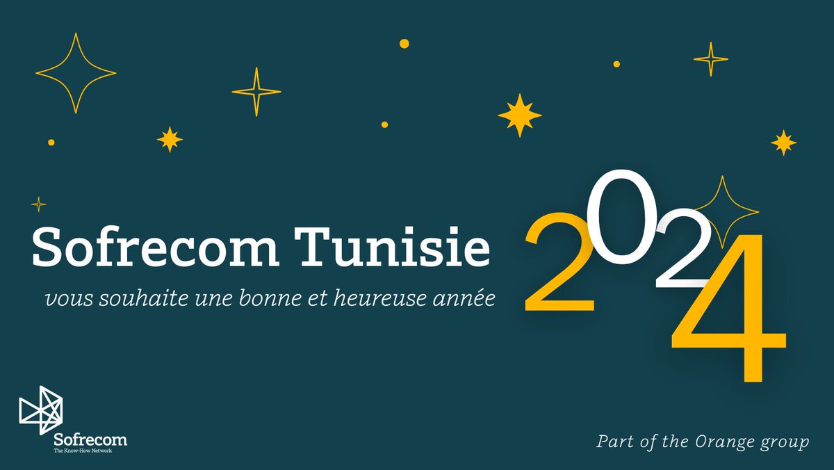 <a href="/SofrecomTunisia/">Sofrecom Tunisie</a> vous souhaite une bonne année 2024 à toutes et à tous !