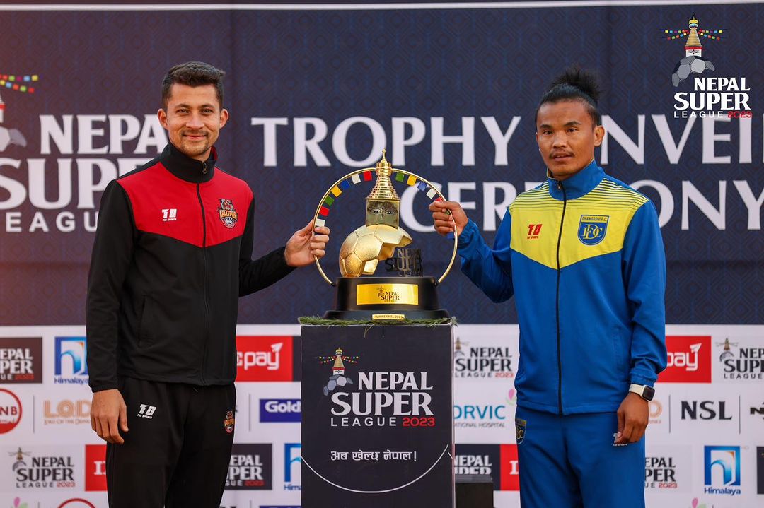 ‍‍‍‍‍‍‍‍‍‍‍‍‍‍‍‍‍‍‍‍‍‍‍‍‍‍‍‍‍‍‍                    NEPAL SUPER LEAGUE 2023
                                      SEASON - 2 ⚡️
                             TROPHY REVEALING

Unveiling the symbol of excellence! The grand moment of revealing the trophy for Nepal Super League Season