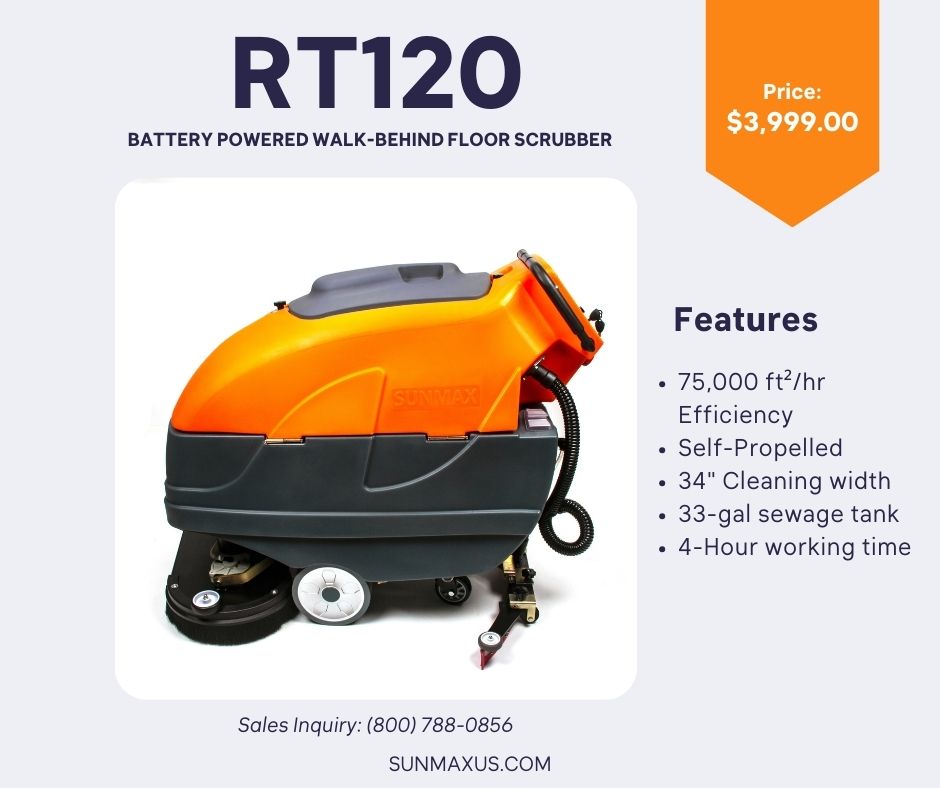 Self-Propelled Battery Powered Floor Scrubber Dryer 22 RT50D+