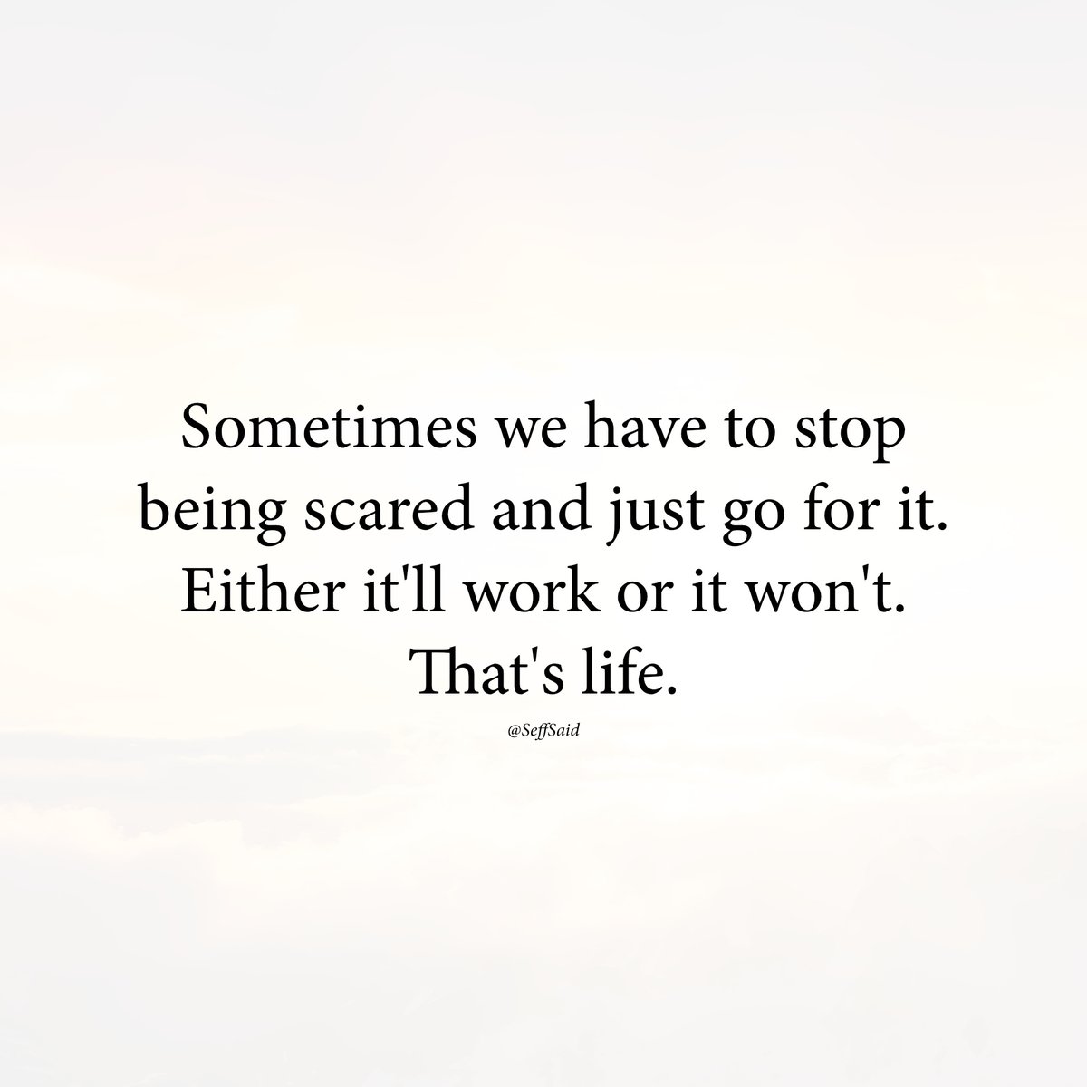 A gentle reminder