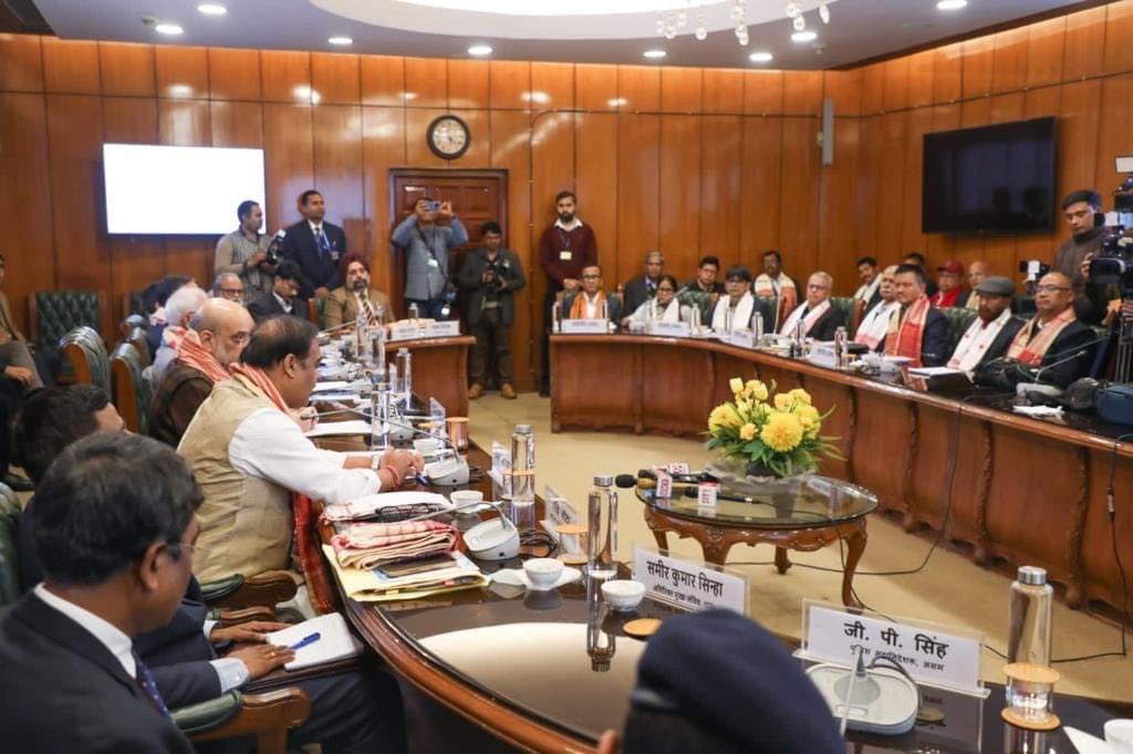 Akalitabjp's tweet image. historic Memorandum of Settlement signing with the ULFA. A significant step towards peace and development. Gratitude to Union Home Minister @AmitShah, Assam CM @himantabiswa, for their unwavering commitment, and PM @narendramodi for his guidance.

#modiUshersPeaceInAssam