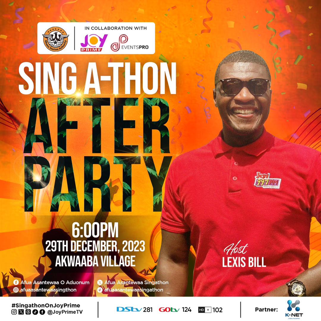 We couldn’t have canvassed for a better team than this. They’re large and in charge. 

Meet your hosts for the Sing-a-Thon After-Party at Akwaaba Village.
#SingathonOnJoyPrime #AfuaAsantewaaSingathon