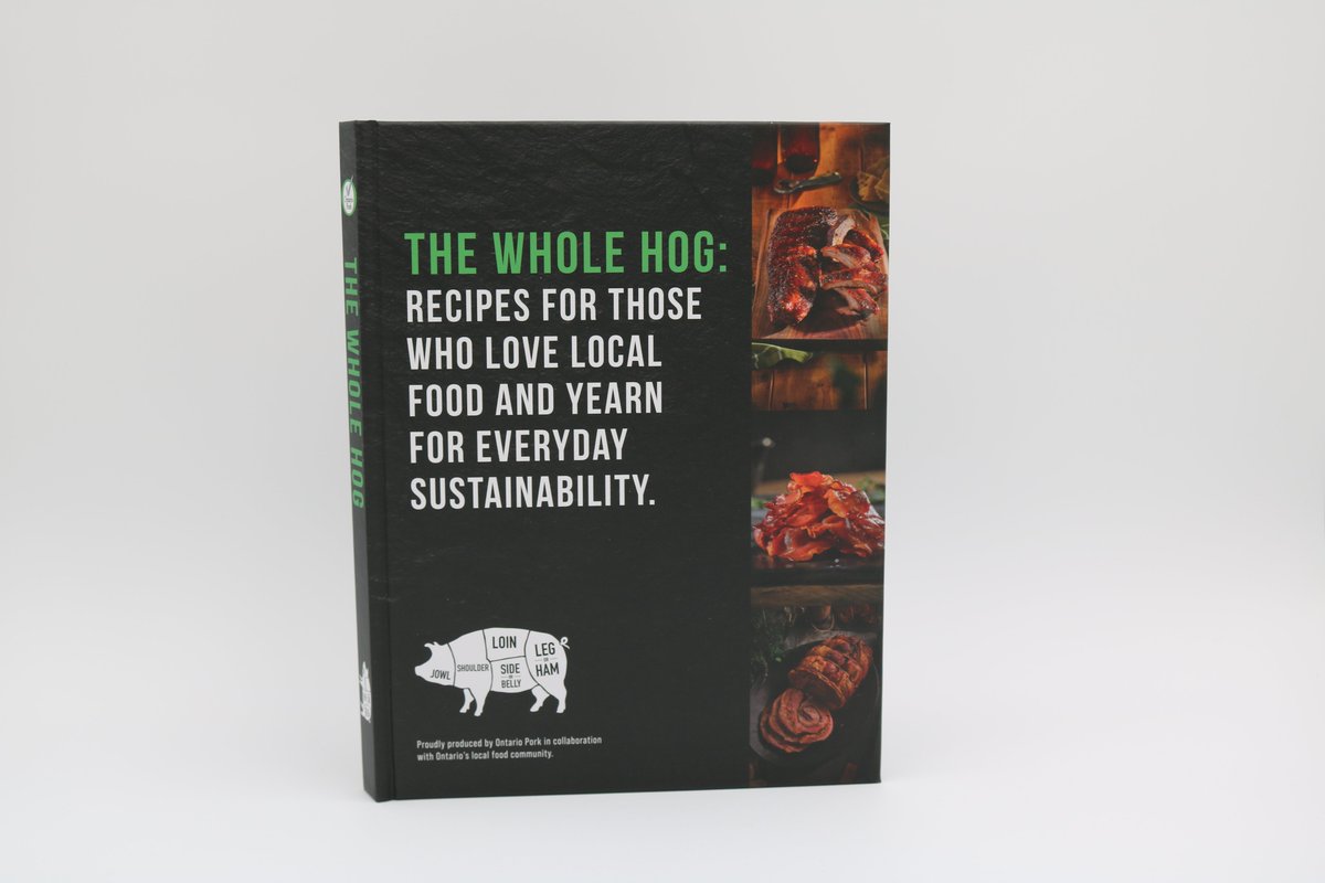 OntarioPork's tweet photo. ICYMI: We have a great #BoxingWeekSale on #TheWholeHog recipe book. Purchase your copy before the end of 2023 & receive a FREE jar of our smokey spice rub & an apron. Buy your copy here https://t.co/wgmYjHhN9L & get FREE shipping in Ontario. Sale is valid until midnight Dec 31. https://t.co/vkM8lh1H75