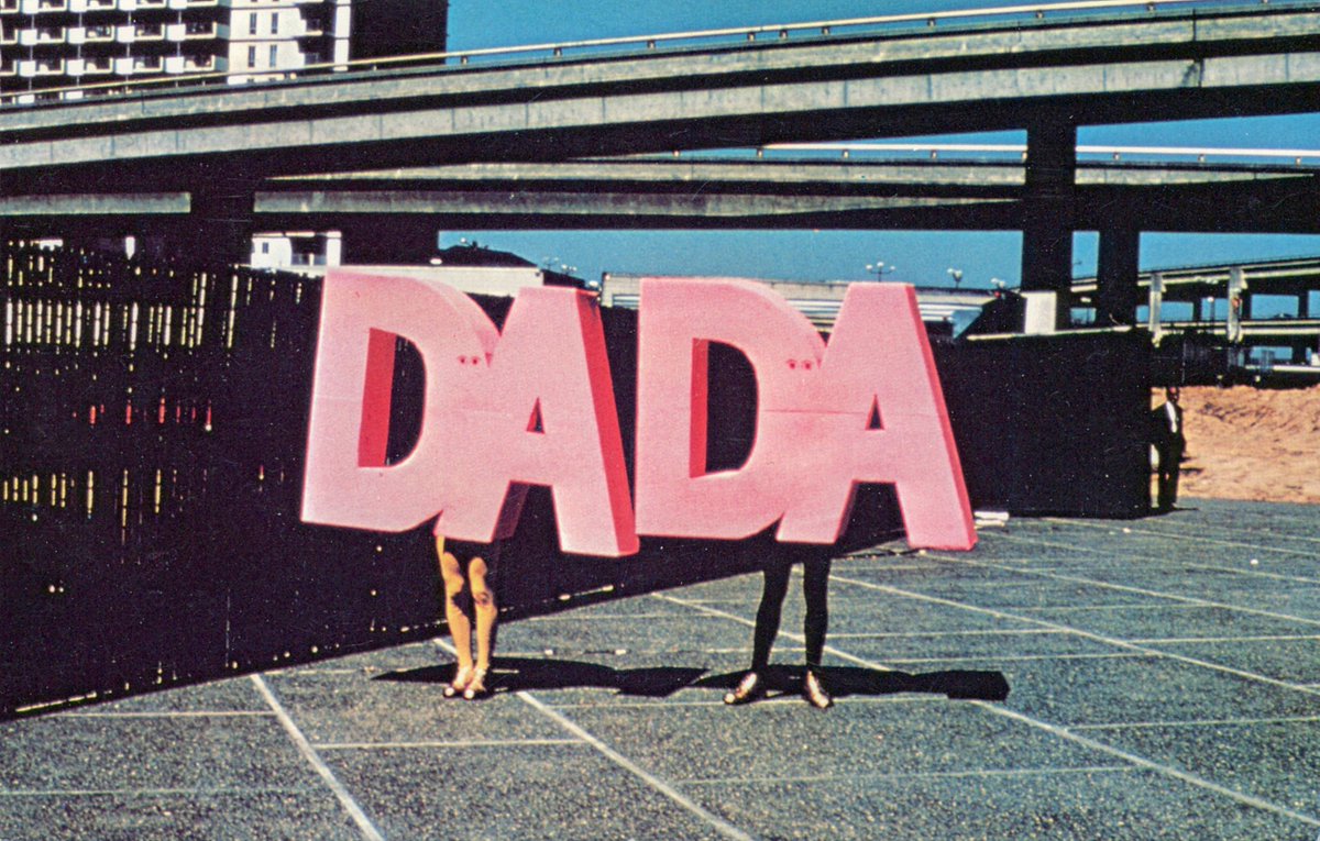 DADA LAND • Created by Bill Gaglione and Tim Mancusi for the first 'Banana Olympics' in San Francisco, 1975.