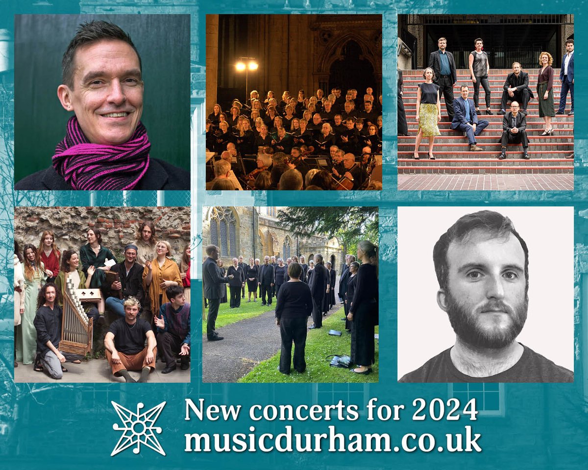 Music in Durham (@musicdurham) on Twitter photo Are you ready for more great concerts in Durham in 2024? Virtuosic pianists; choral music by Mozart, Bernstein and Vaughan Williams; love songs old and new and more. <a href="/RolfHind/">rolf hind</a> @DurhamChoral @EXAUDIensemble <a href="/MusiconDurham/">Musicon Durham</a> <a href="/DurhamSingers/">Durham Singers</a> Full listings at: musicdurham.co.uk/concerts Are you ready for more great concerts in Durham in 2024? Virtuosic pianists; choral music by Mozart, Bernstein and Vaughan Williams; love songs old and new and more. <a href="/RolfHind/">rolf hind</a> @DurhamChoral @EXAUDIensemble <a href="/MusiconDurham/">Musicon Durham</a> <a href="/DurhamSingers/">Durham Singers</a> Full listings at: musicdurham.co.uk/concerts