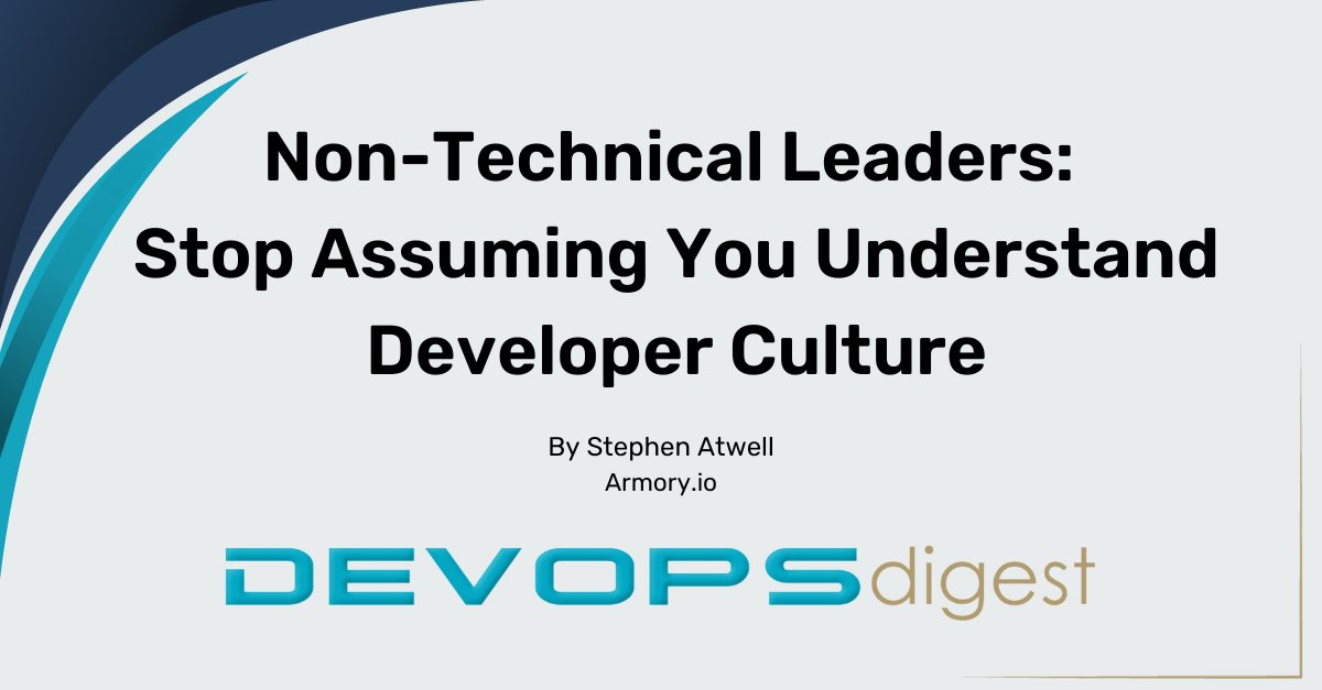 🚨 Non-tech leaders, take note! Understanding and improving #developer culture is crucial for business success. Remote work, short tenures, and #DevEx challenges impact productivity. 

Learn why empowered and happy developers drive business outcomes.

▶️ bit.ly/3QXmItn