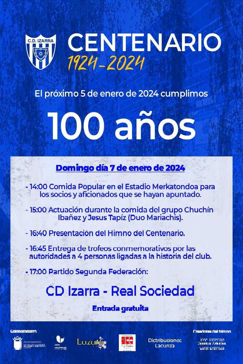 CD_Izarra's tweet photo. 1️⃣0️⃣0️⃣ | Se acerca el gran día 

#Centenario https://t.co/C6e3oRaEOD