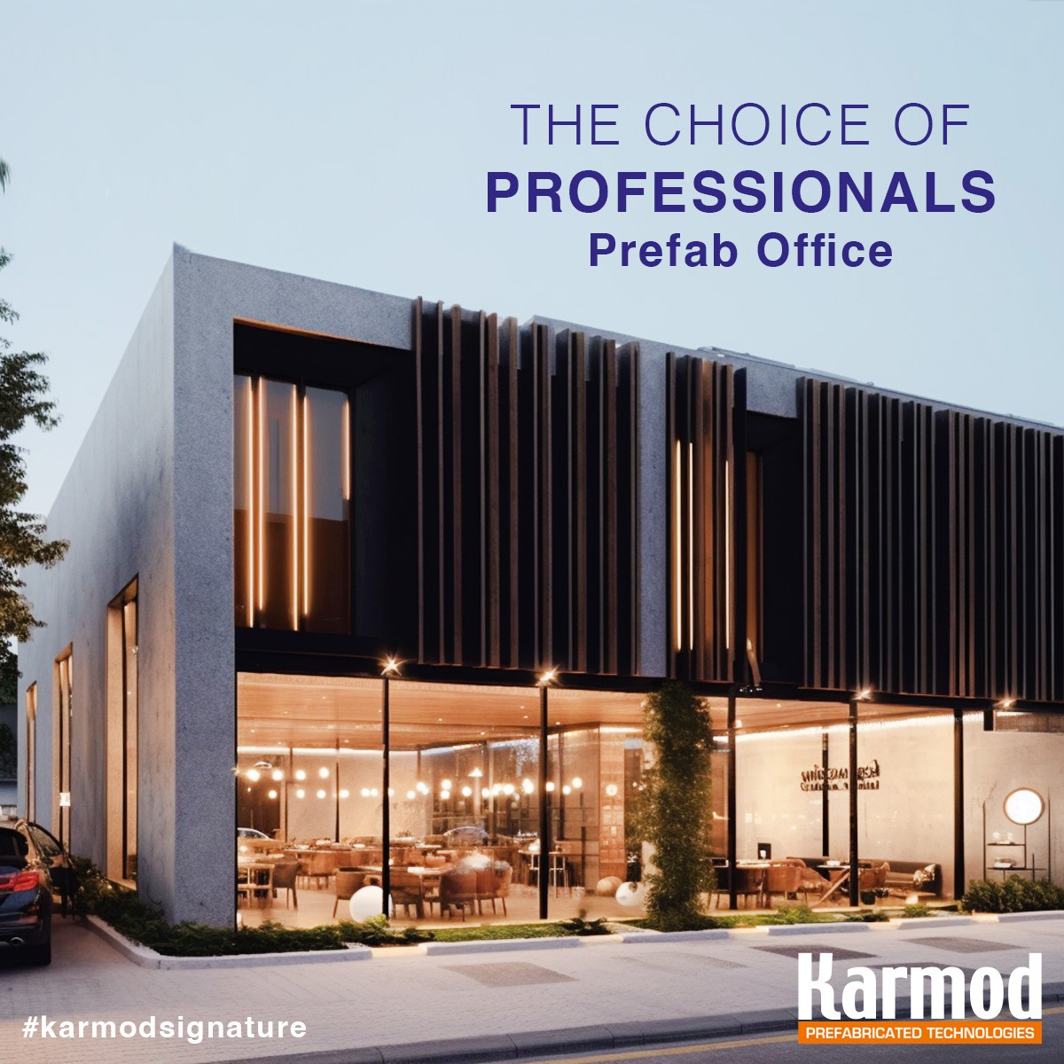 The choiceof experts:Karmod Prefabricated!
Bea leaderin quality and onestep ahead in safety.We offer solutionsto your homeoffice or warehouse needs withour innovativedesignsand excellent workmanship.Choose thebest onefor youand stepinto acomfortable,stylishanddurable livingspace