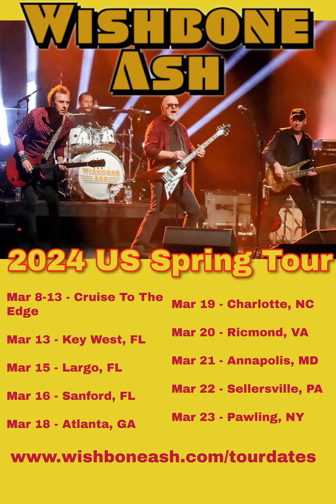 Wishbone Ash 2024 Tour Dates Elle Nissie