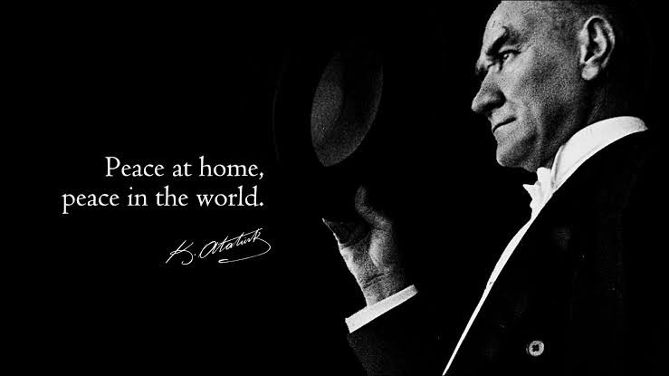 Yurtta sulh, cihanda sulh.