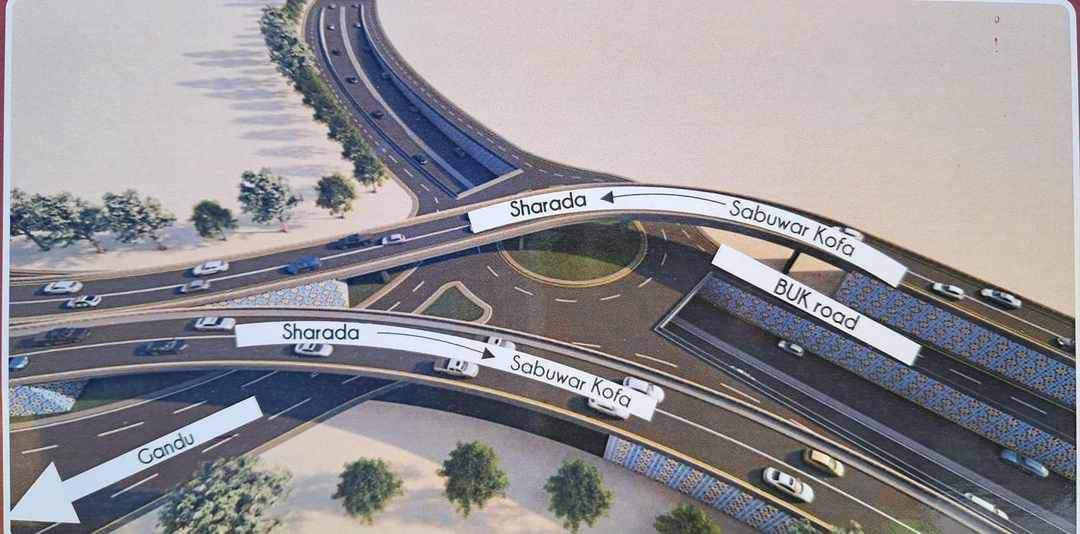 SaifullahiHon's tweet photo. HE Governor Abba K Yusuf has laid foundation for N27bn worth 3 layered interchange bridge at Dan Agundi junction and clover leaf overpass bridge at Tal’udu junction. The work for the two mega projects commences immediately. https://t.co/zEZzO09c7S