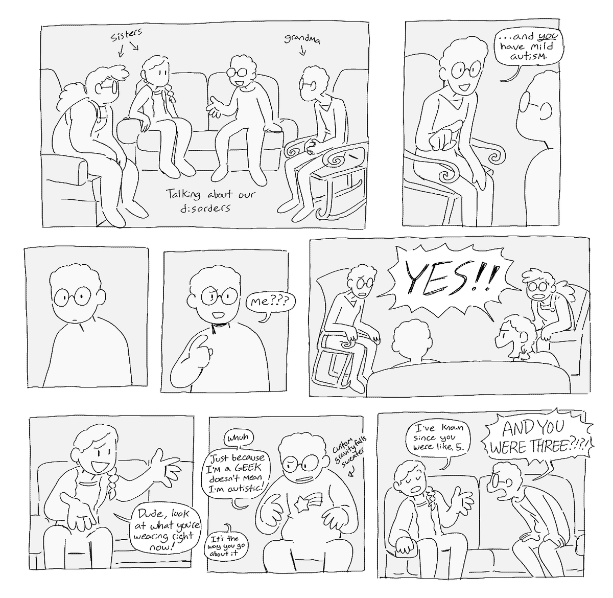 this christmas I found out that I'm autistic and the last person in the world to know about it
