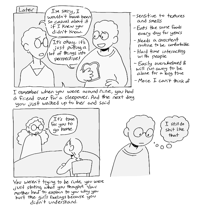this christmas I found out that I'm autistic and the last person in the world to know about it