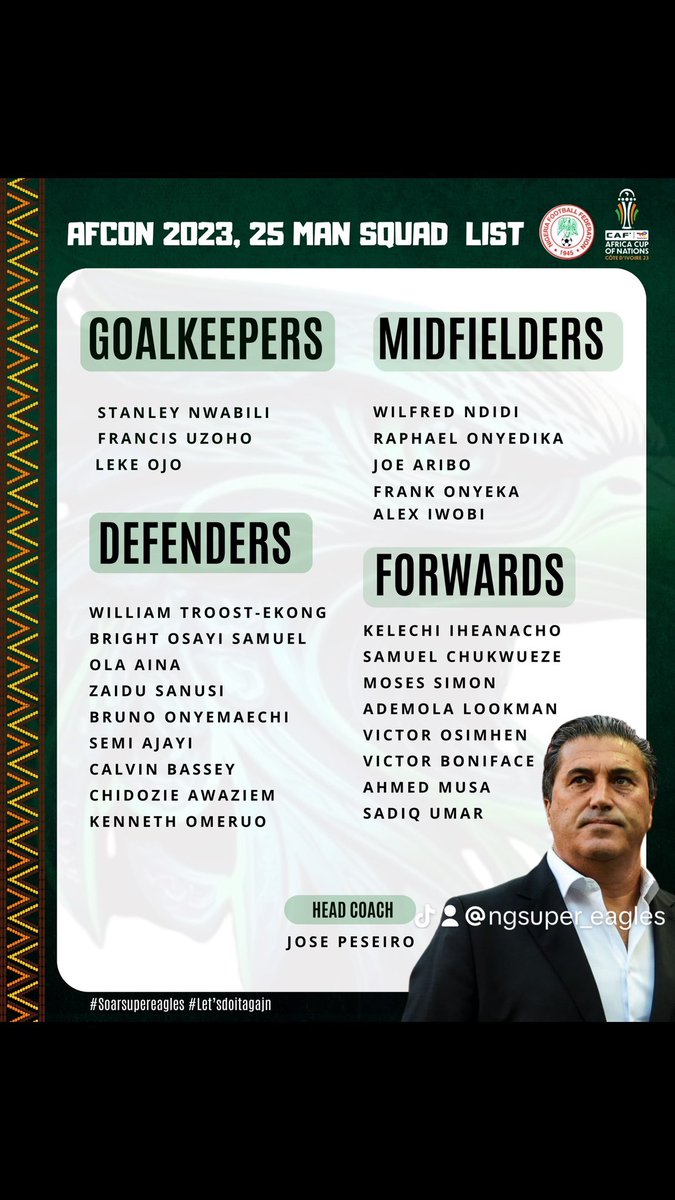thenff's tweet photo. Goodluck @NGSuperEagles, we are behind you all the way! #LetsDoItAgain #SoarSuperEagles https://t.co/SJesJKsryj