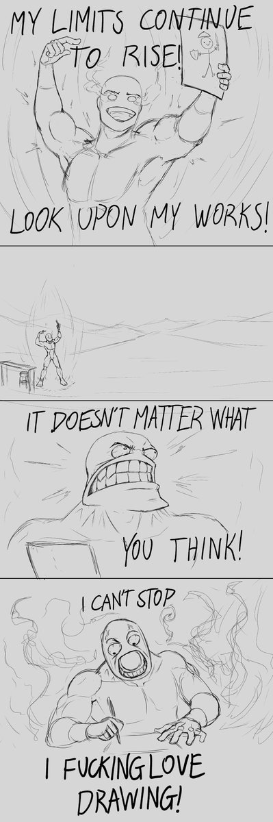 HolyJunkie's tweet image. Hope ya'll have an excellent new year. Bring the energy you want into the year.
If you don't know what energy you want, perhaps I can suggest this:
(also it's my most popular work this year so that's my contribution to a trend.)