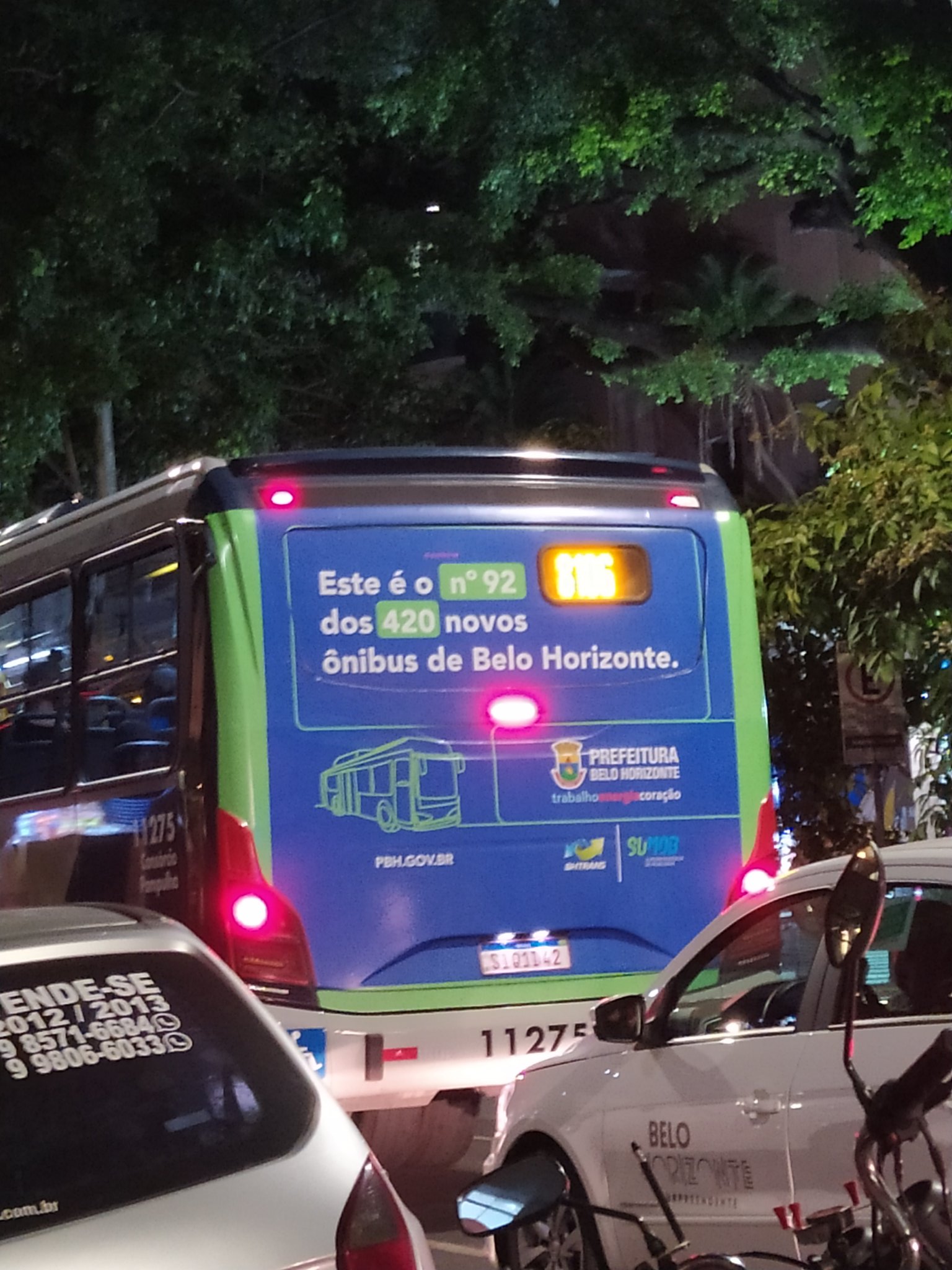 Ônibus de número 92