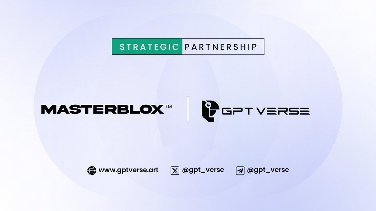 gpt_verse's tweet image. 🚀 PARTNERSHIP ALERT! 🚀  

🤝We are thrilled to announce an exciting partnership with @MasterBlox_io

ℹ️About Masterblox

Masterblox is a powerhouse of dynamic and experienced professionals, each bringing specialized knowledge from diverse fields. This fusion between knowledge…