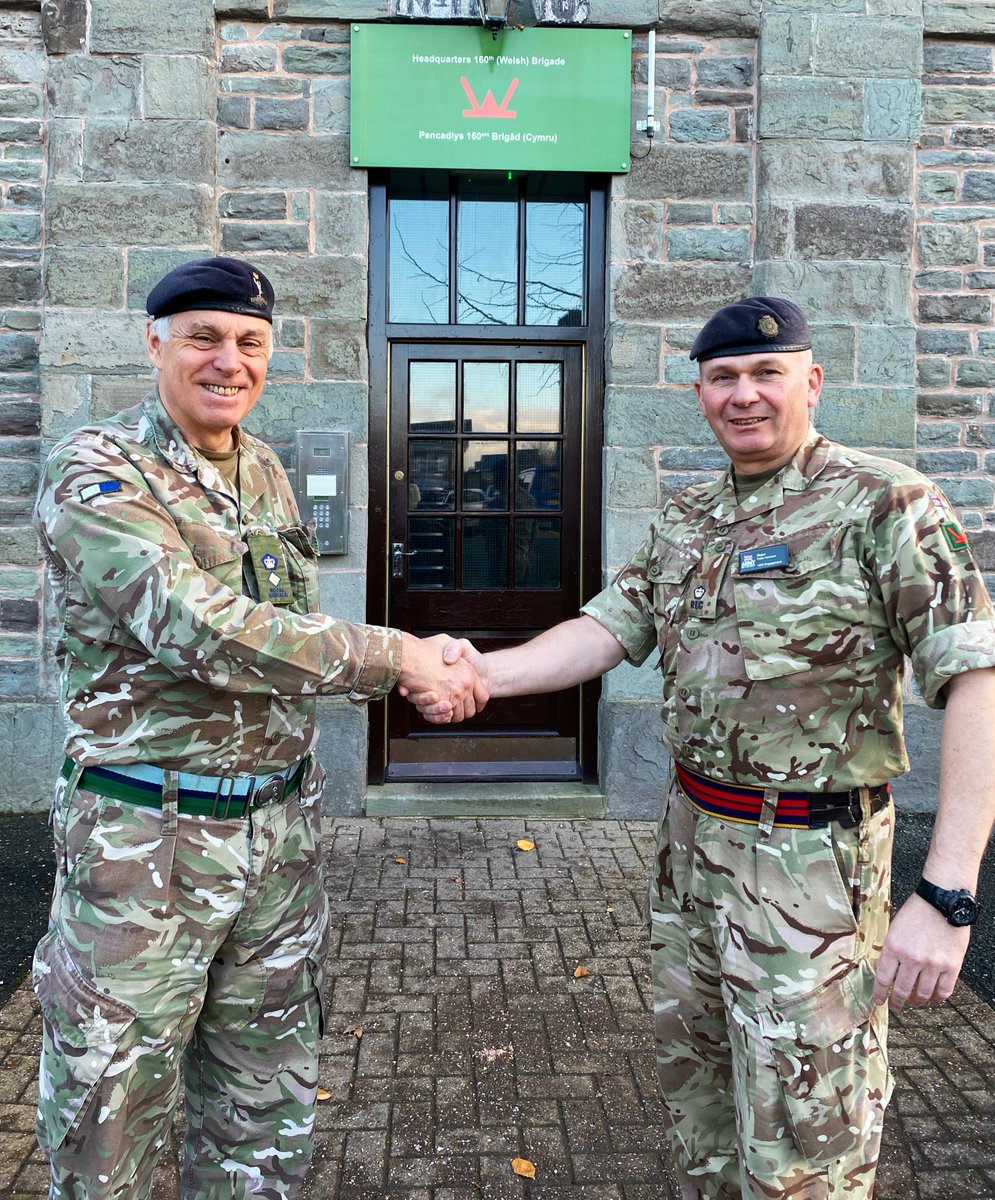 At the end of 2023 we say goodbye and good luck to Lt Col Kevan Thornber, who headed up the 160th (Welsh) Brigade Engagement team and who is retiring after a 40-year career in the military. Enjoy your retirement Kevan 👏🏴󠁧󠁢󠁷󠁬󠁳󠁿🥂