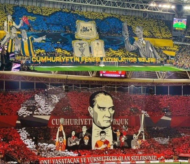 ❤️💛💙 #GSvsFB #SuperKupa #Cumhuriyet