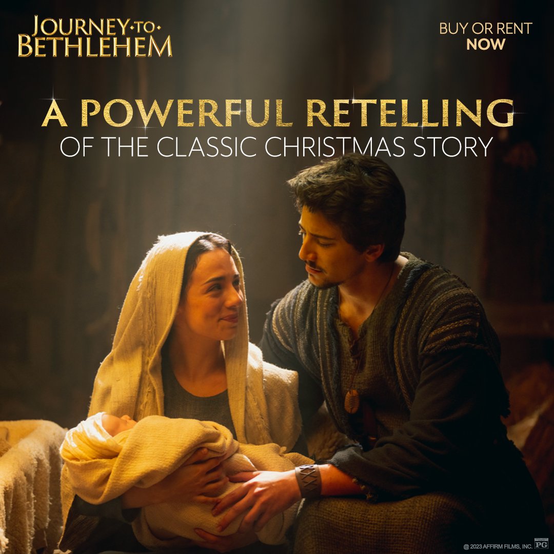 Rejoice this season with a powerful retelling of the classic Christmas story.

#JourneyToBethlehem is available to buy or rent now. bit.ly/BuyJourneyToBe…