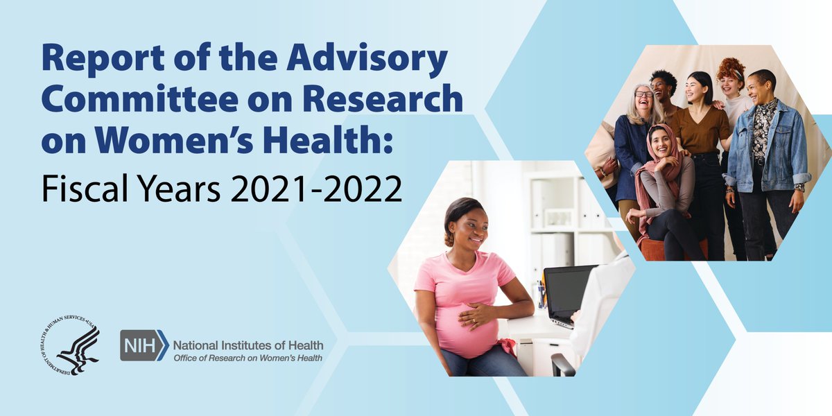 🆕TODAY: The FY 2021–2022 Biennial Report is now live! Read about @NIH's #WomensHealth research, details on the influence of #SexandGender on health and disease, and information on the diversity of NIH’s workforce and grantees. bit.ly/48AS8fe #SABV