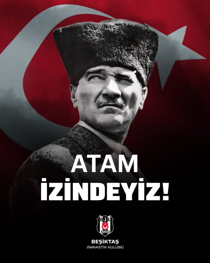 Beşiktaş: 'ATAM İZİNDEYİZ.'