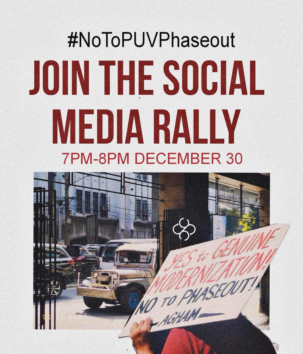 upcssc's tweet photo. SA LABAN NG TSUPER, KASAMA ANG KOMYUTER! ✊

Let us all fight for the rights of our transport workers. Join the social media rally here on Twitter/X tomorrow from 7 to 8pm! 

#NoToPUVPhaseout
#NoToJeepneyPhaseout
#JunkPUVMP
#TransportWorkersFightBack https://t.co/EOnt1B6xWk