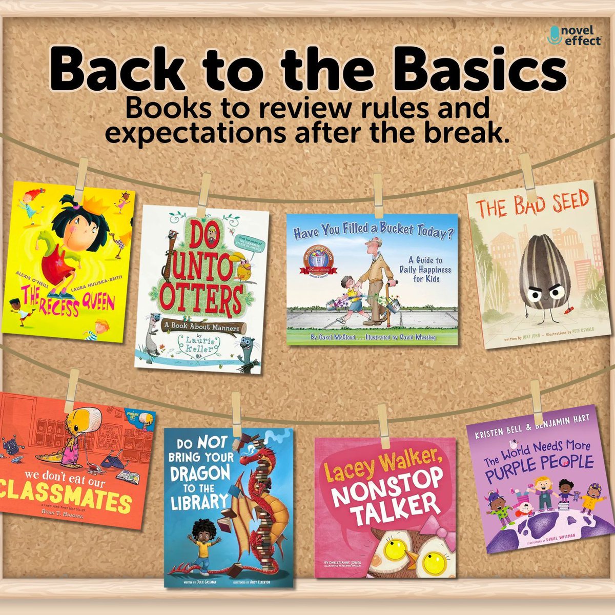 📚❄️ "Get 'Book' to Good Behavior! As we turn the page on winter break, let's dive into some reads to refresh and review rules with our little ones. Educators, got any more 'novel' recommendations? Let us know👇