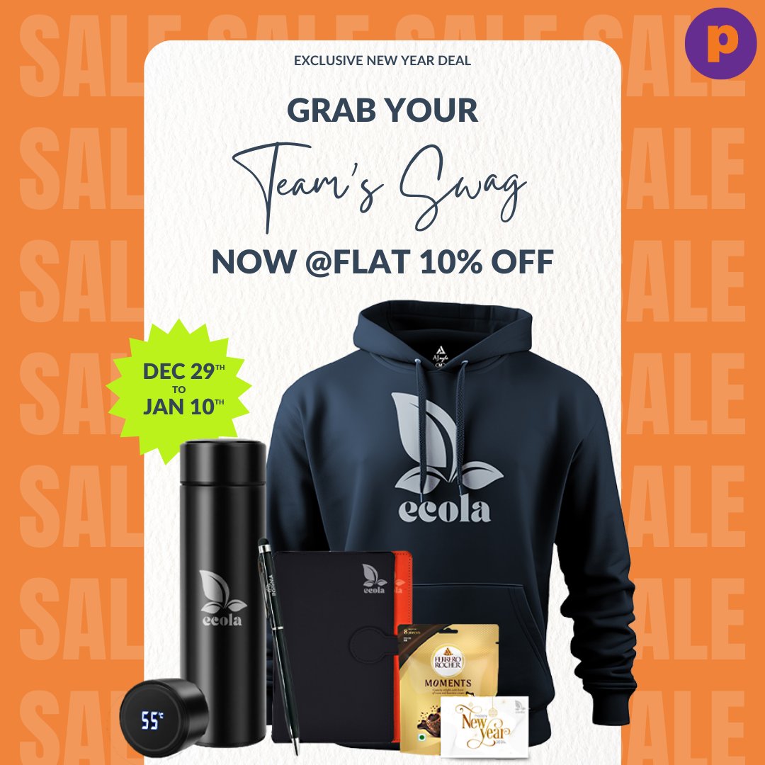 New year, new swag! 🌟 

Kickstart 2024 with a dash of style and gratitude. 🎁

Enjoy a 𝗙𝗟𝗔𝗧 𝟭𝟬% 𝗢𝗙𝗙 on personalized gifts, custom apparel, planners &amp; more. 📷

Use code 𝗡𝗬𝗢𝗙𝗙𝗘𝗥𝗦𝟮𝟰 for extra joy! bit.ly/3RqunPY

#newyearswag #NewYear2024 #2024goodies