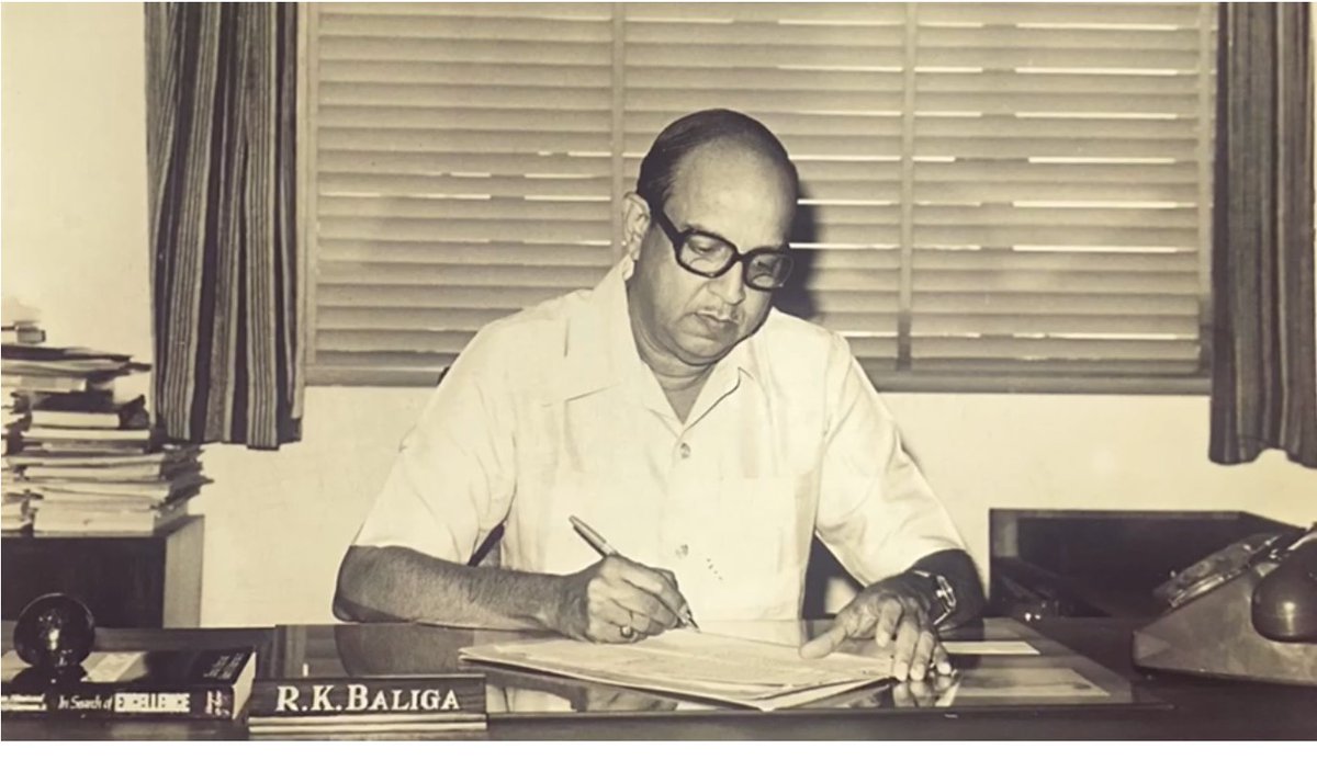 iiscbangalore's tweet photo. Today is the birth anniversary of Rama Krishna Baliga, who did his master’s at IISc and went on to envision and build Electronic City.  

Read about his life here: https://t.co/SNBuapz8zm https://t.co/ADbpxsFV1t