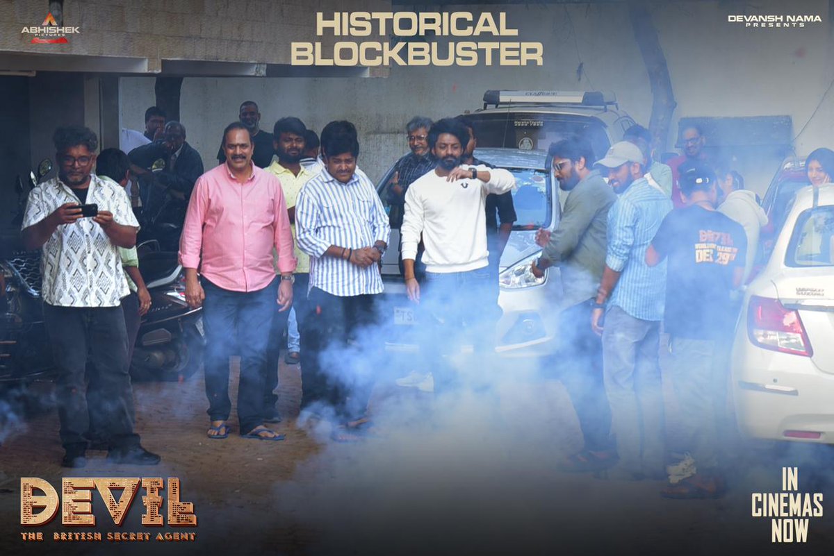 TrackTwood's tweet photo. #Devil Team Success Celebrations 

Kalyan Ram announces #Devil2 https://t.co/UxFAEuEYLy