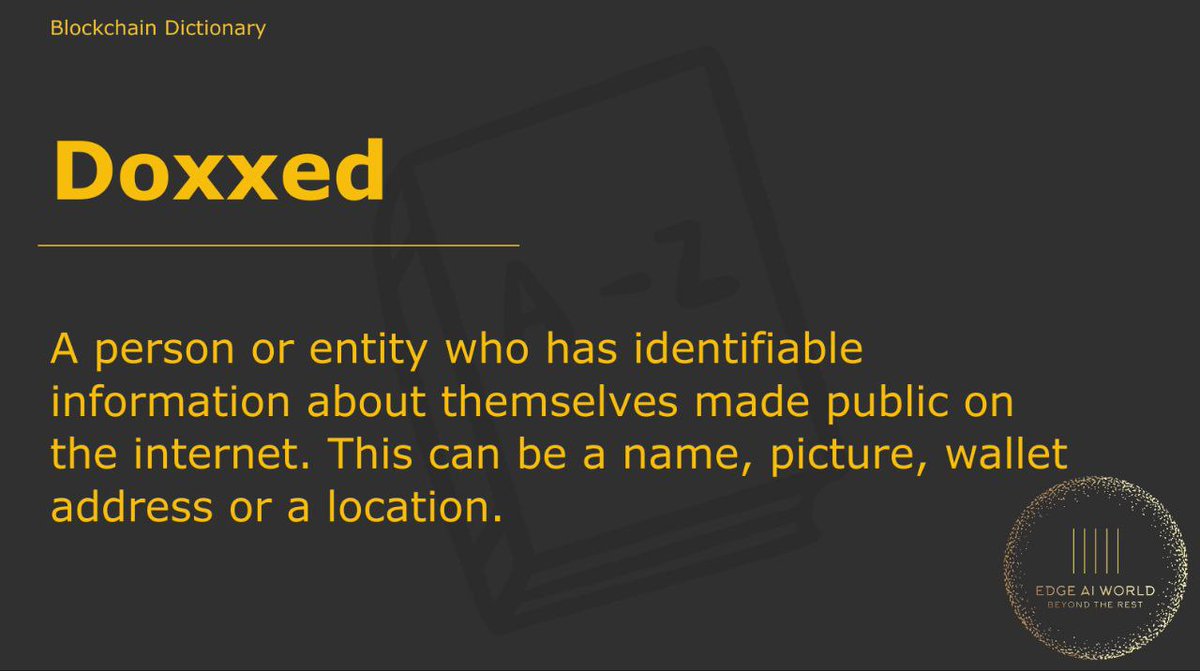 CryptoCortex2's tweet photo. 💡Did you know...in the crypto space, many individuals choose to hide their identity and are never visible - scam alert!

The founders of @EdgeAIWorld are doxxed, real &amp; verifiable! Edge AI World are REAL and we are not going anywhere! 🔥🚀🌕

#AIArmy #EdgeAIWorld #Cremate https://t.co/Gdods05nLE