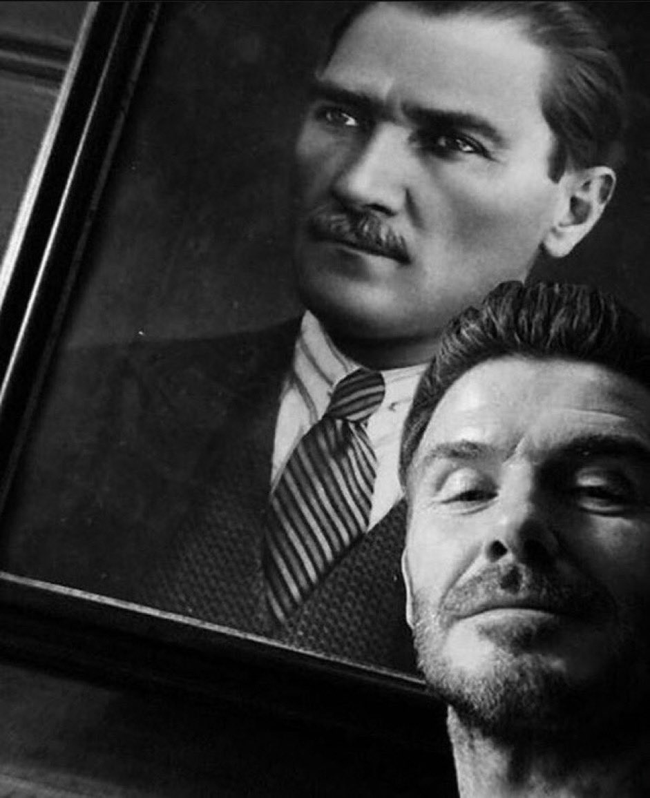 defutbolsports's tweet photo. (2016) David Beckham: “Türkiye Cumhuriyeti’nin kurucusu Atatürk’ün ‘Yurtta Sulh Cihanda Sulh’ cümlesi o kadar derin ve anlamlı ki, sadece 3 IQ sahibi olan insanlar bu cümleyi anlamayıp karşı çıkarlar.” https://t.co/Jv2QYzIl0r