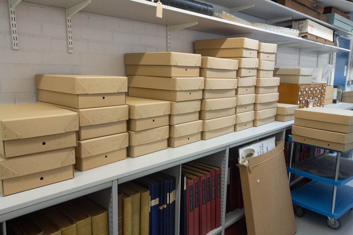 WarwickshireCRO's tweet photo. In a past Collections Week, Archivist Amanda focused on the Rugby Cement collection. These records were covered in deposits of dust and mould, requiring careful cleaning. The collection was successfully cleaned and re-boxed.
#CollectionsWeek #ExploreYourArchive #EYADustbusters https://t.co/H2OyBU7PeT